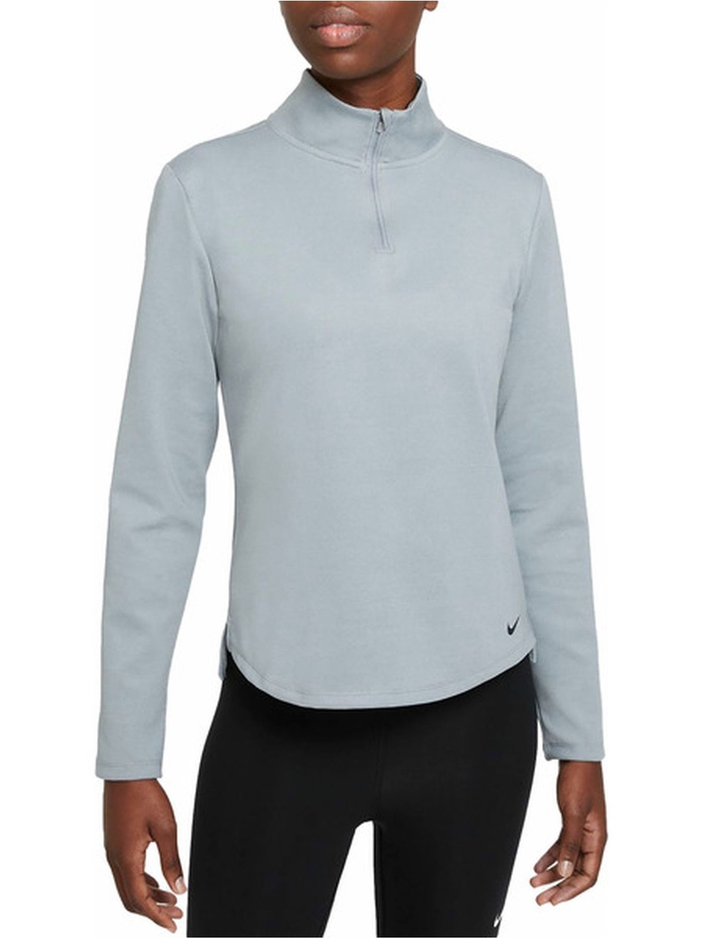 Nike Therma-Fit One Grey Quarter Neck Sweater